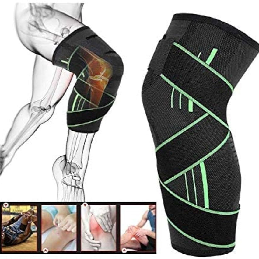 Pair Of Scientific Knee Pads - Random color (Green , Orange or Black)