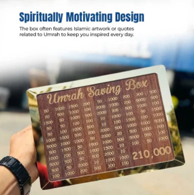8mm High Quality Acralic Umrah Saving Box